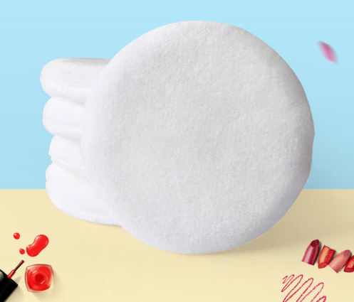 Pure Cotton Crystal Ultra Soft Powder Puff Setting Powder Puff Round Dry Skin Touch Makeup Sponge details Picture