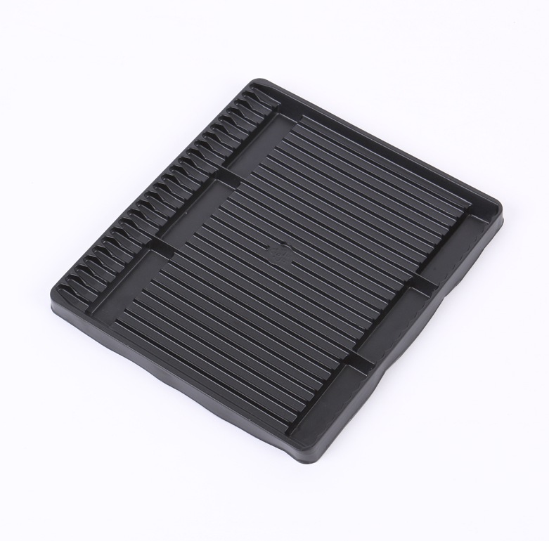 黑色方形系数托盒高档烘焙糕点面包包装托盒款式颜色可定制细节图