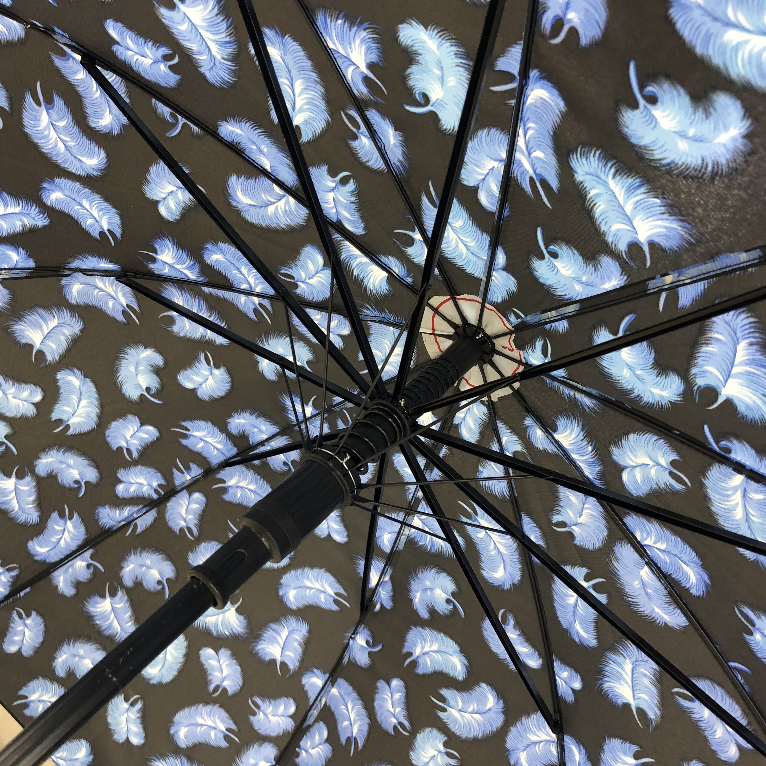 晴雨伞纯色长柄直杆手动高尔夫雨伞直杆伞商务雨伞定制加大抗风产品图