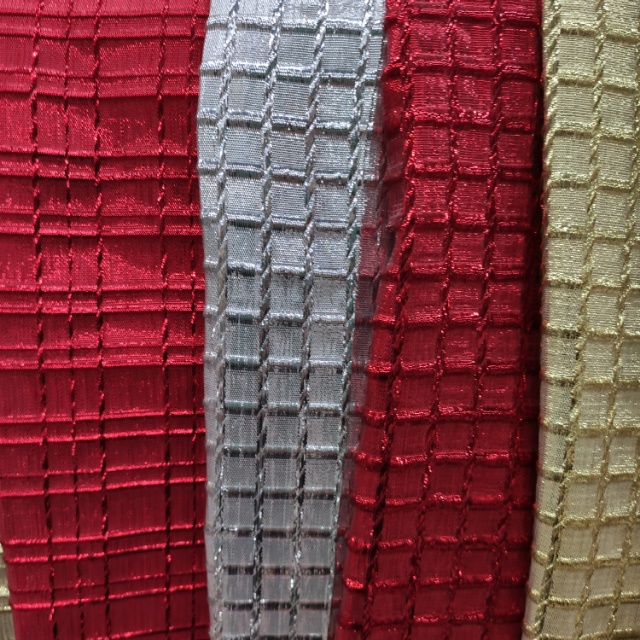 凸起方格金银丝服装装饰布多色可选价格面议