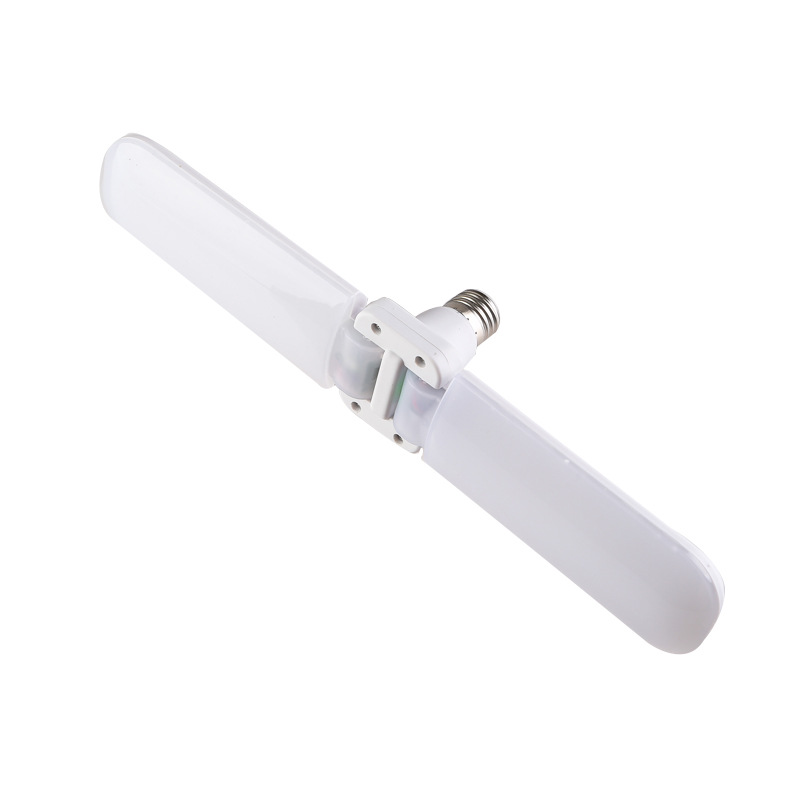 led three-leaf bulb, folding three-leaf flying saucer light, garage light, ultra-bright wide voltage four-leaf folding light Specification image