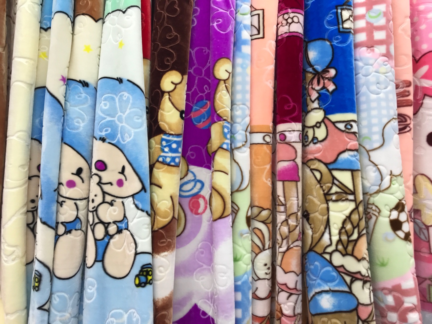 Cartoon Printed Polyester Children's Blanket 100*150