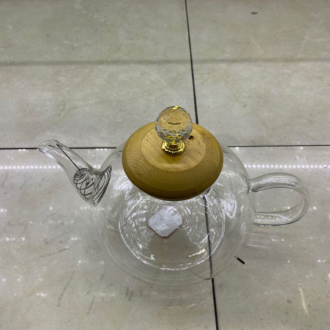 玻璃杯热水下午茶壶玻璃加厚水果花茶壶套装温茶器产品图