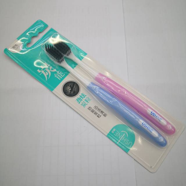 Yixue Net Dazzle Charcoal Toothbrush Ultra Fine Hair Soft Bamboo Charcoal Adsorption Gingival Care Adult Home Pack Wholesale Price Free Shipping details Picture