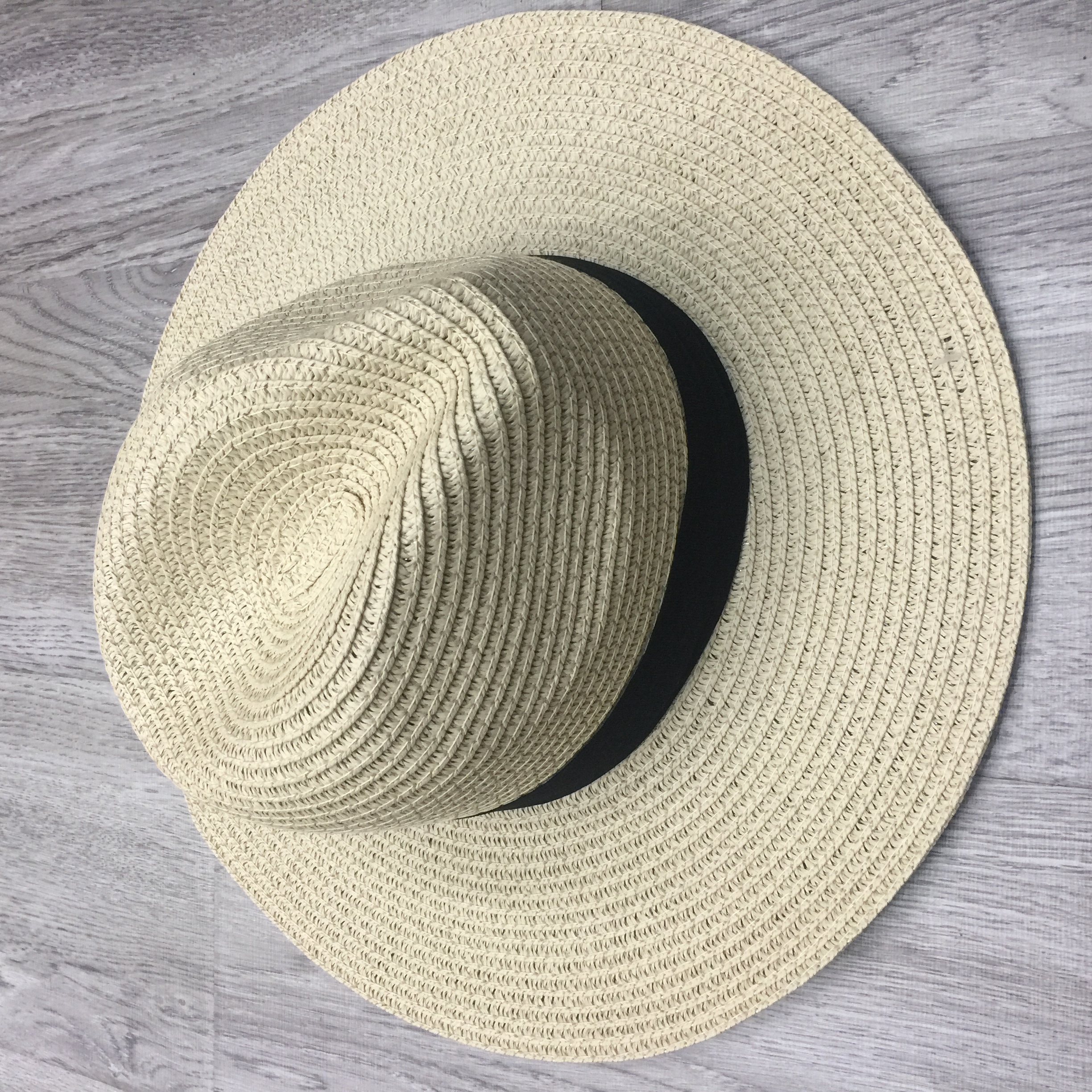 夏天沙滩帽海边防晒遮阳帽潮大帽檐爵士帽小礼帽女英伦草帽