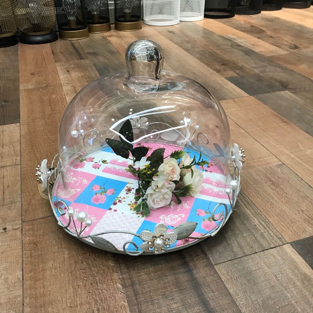 铁质点心盘披萨盘水果盘甜品台托盘展示架蛋糕架