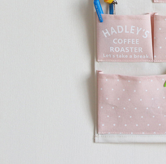 Cotton And Linen Small 3 Bags Home Cotton And Linen Storage Bag Cloth Behind The Door Sundry Storage Bag Student Dormitory Storage Hanging Bag Can Be Customized Specification drawing
