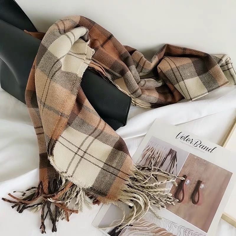 围巾女士两用爆款百搭披肩舒适秋冬款洋气长巾细节图