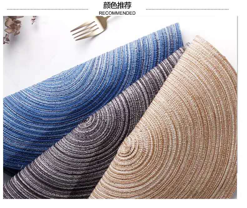 Pp Material Cotton Placemat, Cup Mat, Heat Insulation, Anti-Hot, Non-Slip Pan Mat, Pan Mat Specification drawing