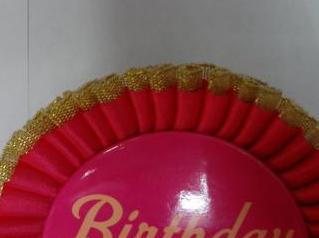 Creative Corsage Birthday Christmas Tinplate Baby Birthday Party Supplies Specification drawing