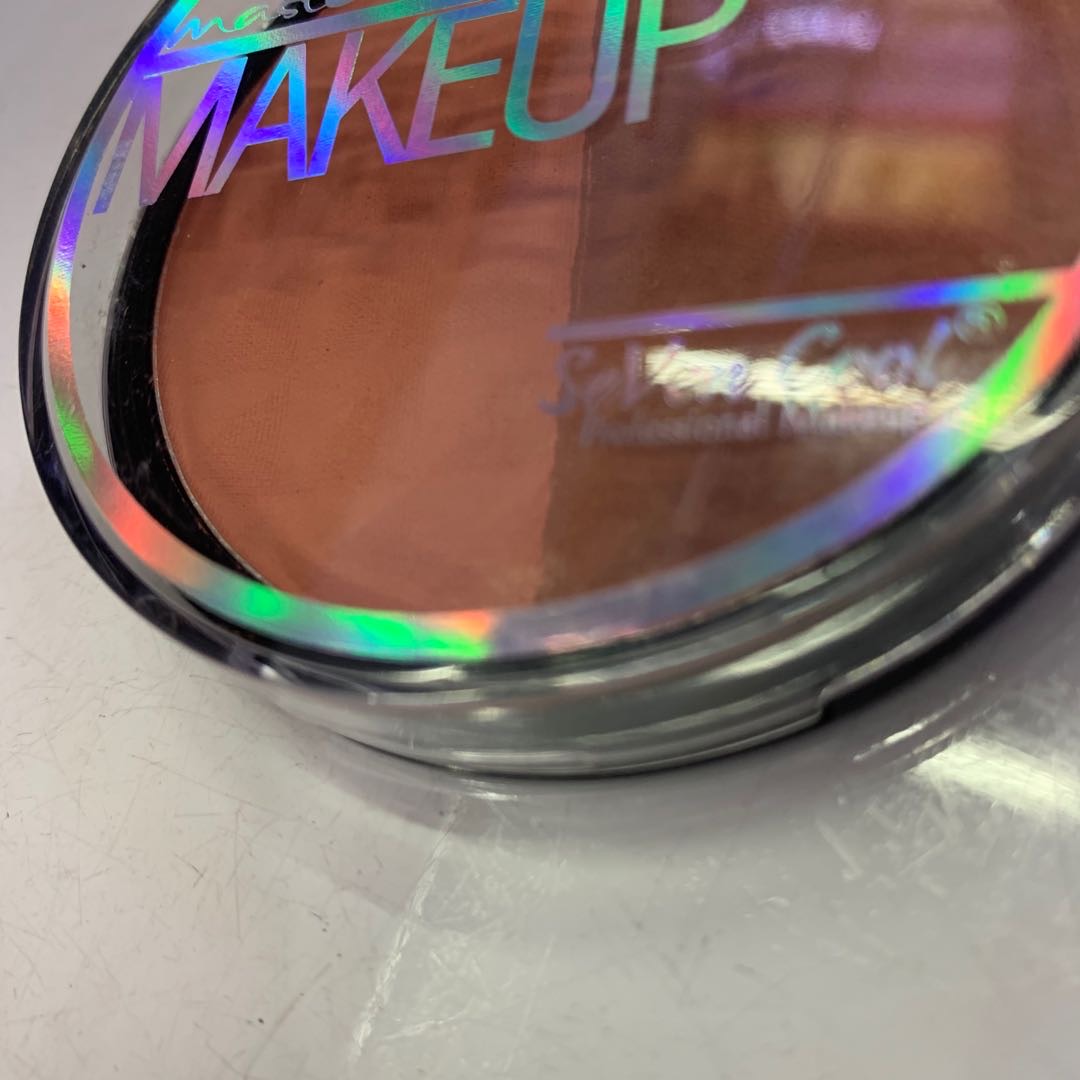 Round Two-Color Premium Eyeshadow Case Eyeshadow Tray Specification drawing