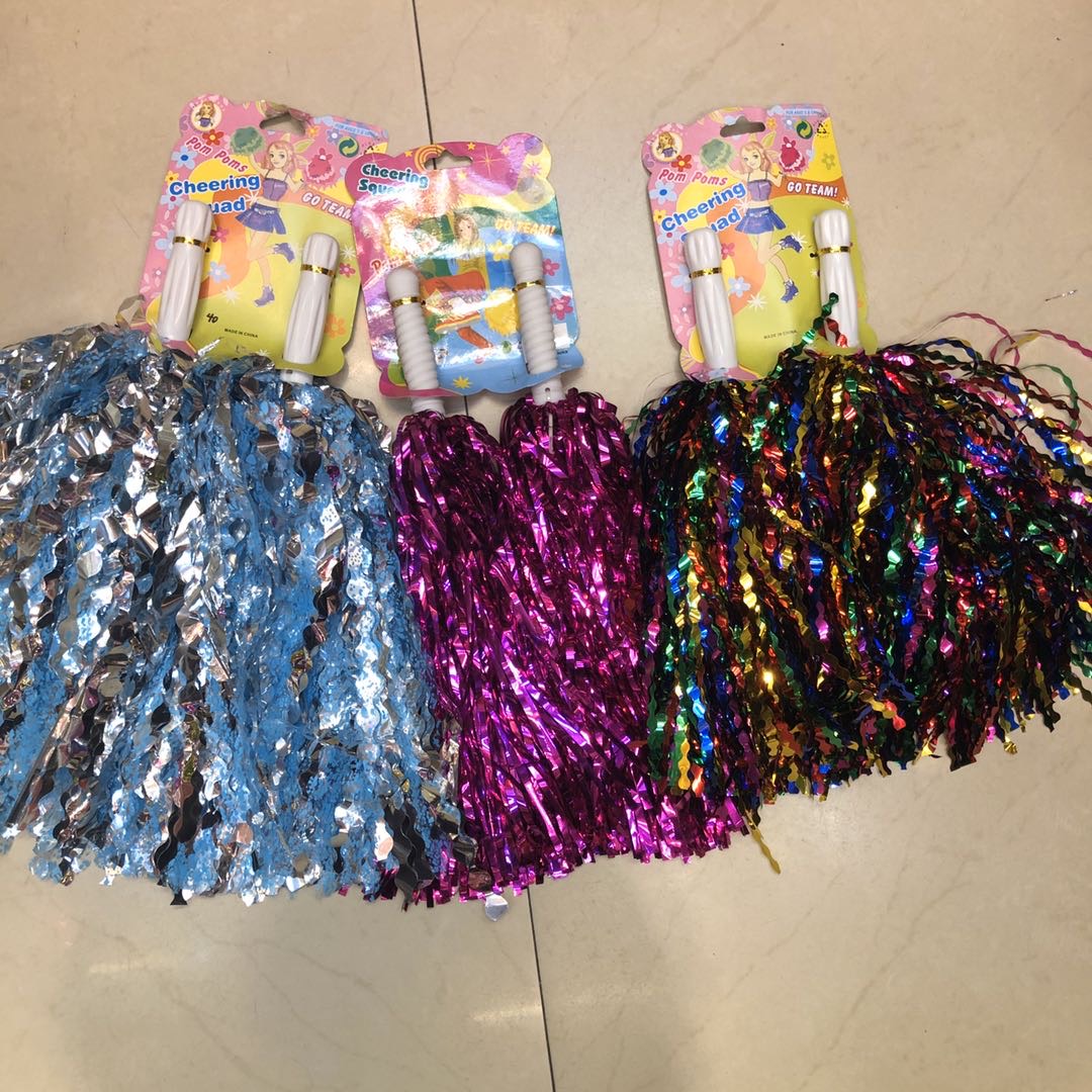 Colorful ribbon art, rubia cordifolia hand-cranked cheerleading team decoration, colorful ribbon wedding house, kindergarten dance venue arrangement