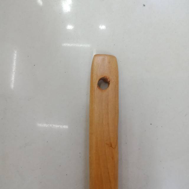 木制炒菜锅铲椭圆形锅铲细节图