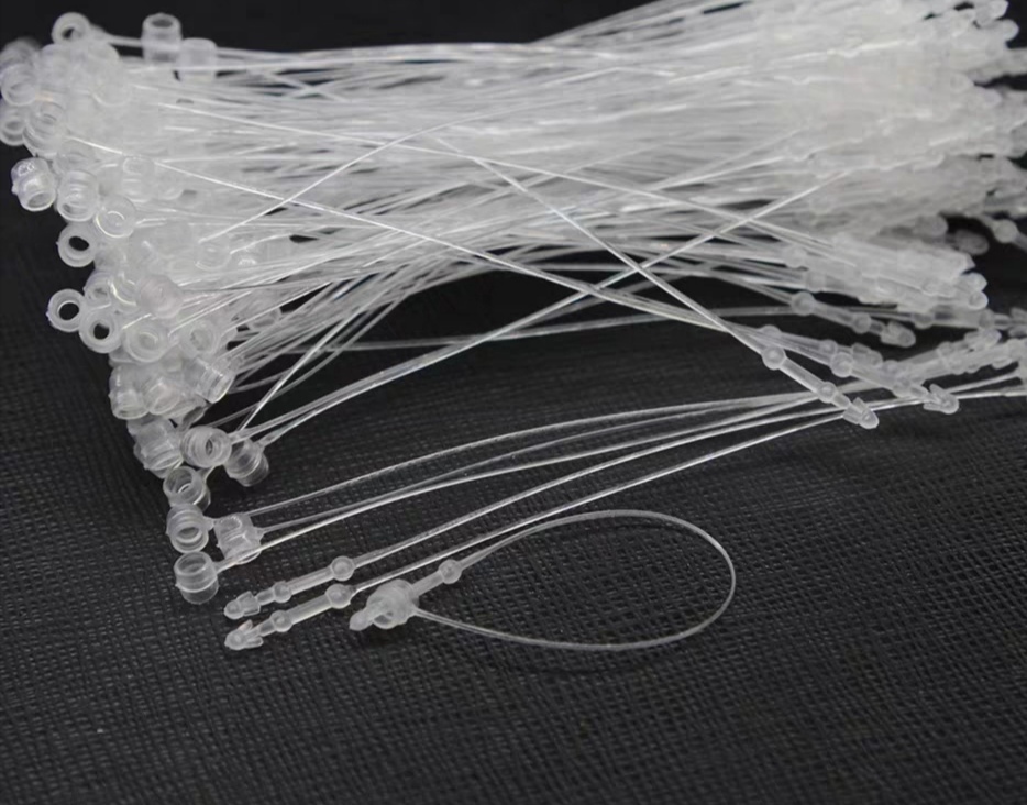 Plastic Packaging Strip For Tag Black White