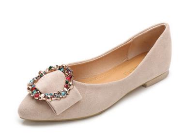 2020夏季新款浅口女单鞋方头低跟套脚亮片休闲时尚百搭女鞋子厂家直销