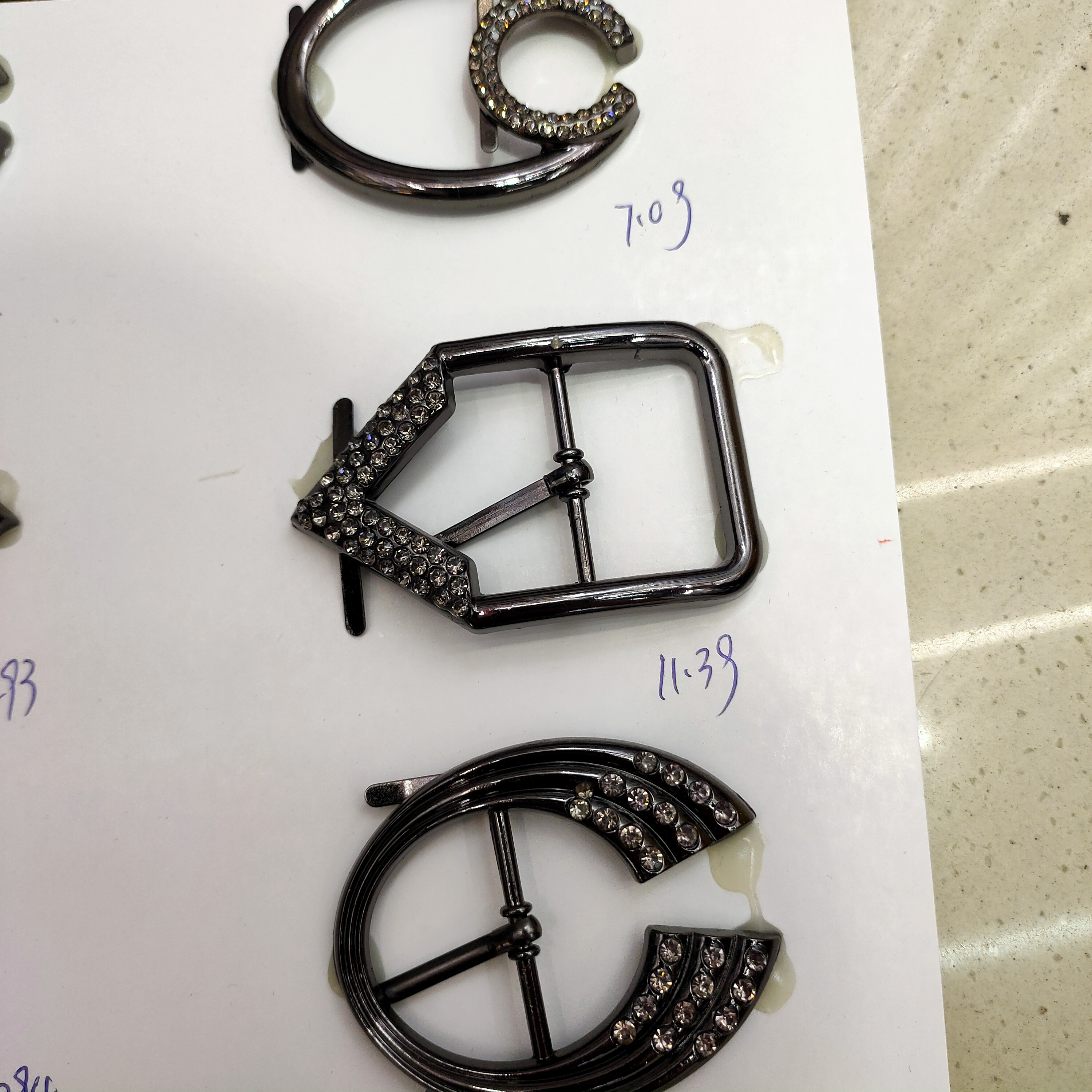 Fashion Women's Shoes Rhinestones Diy Clothing Bags Metal Accessories Decoration Can Be Customized Specification drawing