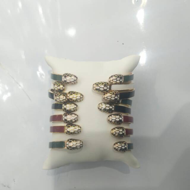 Korean-style retro necklace, ring, bracelet, snake-head jewelry, simple and high-end brand