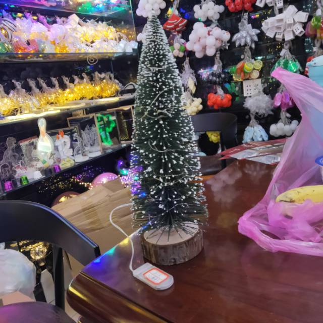 圣诞树小型圣诞树套餐儿童圣诞节装饰家用led彩灯摆件场景布置led灯图