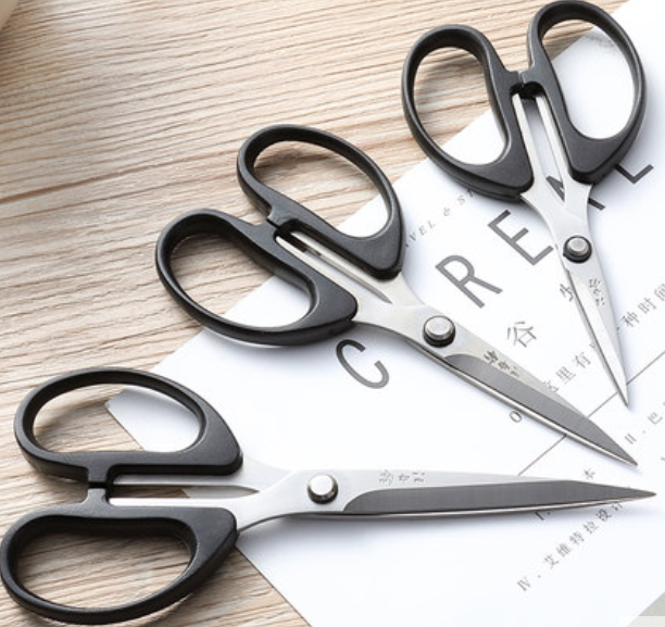 Household Scissors Stainless Steel Hand Small Paper Cutting Scissors Special Pointed Tailor Knife Cut Office Scissors details Picture