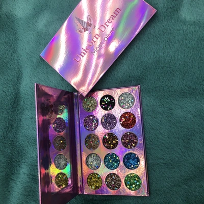 J011 Glitter Eyeshadow Multi-Color Eyeshadow Tray Eyeshadow Box Makeup Wholesale