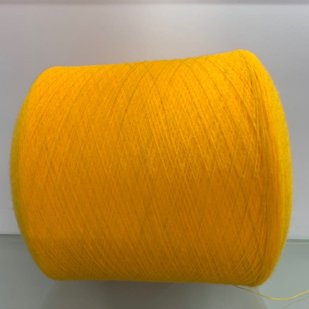 腈纶28支黄色开司米细毛线腈纶线膨体纱晴纶详情图3