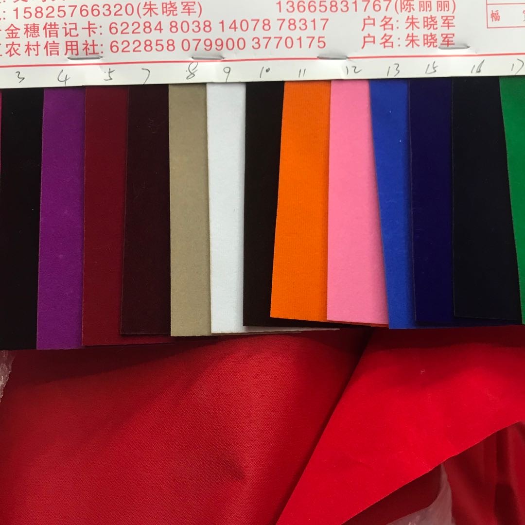 Full Satin Single Flocking Cloth Fake Flower Leaf Couplet Embroidery Crafts Without Bullets details Picture