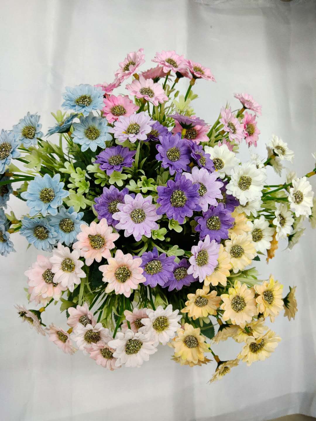 家居室外装仿真花小皱菊假花
