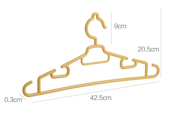 Non-Slip Hanger Hanger Clothes Rack Plastic Clothes Brace Household Clothes Hanging Clothes Drying Rack details Picture
