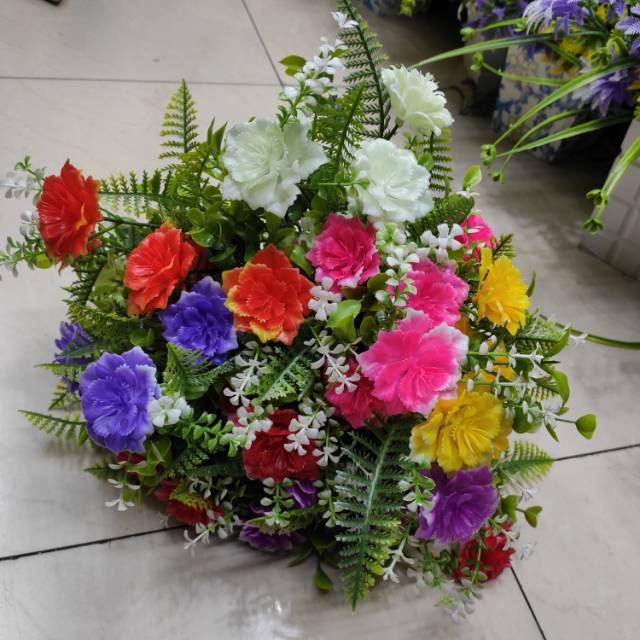 厂家直销仿真花室内摆设桌面单支假花客厅装饰插花干花花束摆件颜色鲜艳