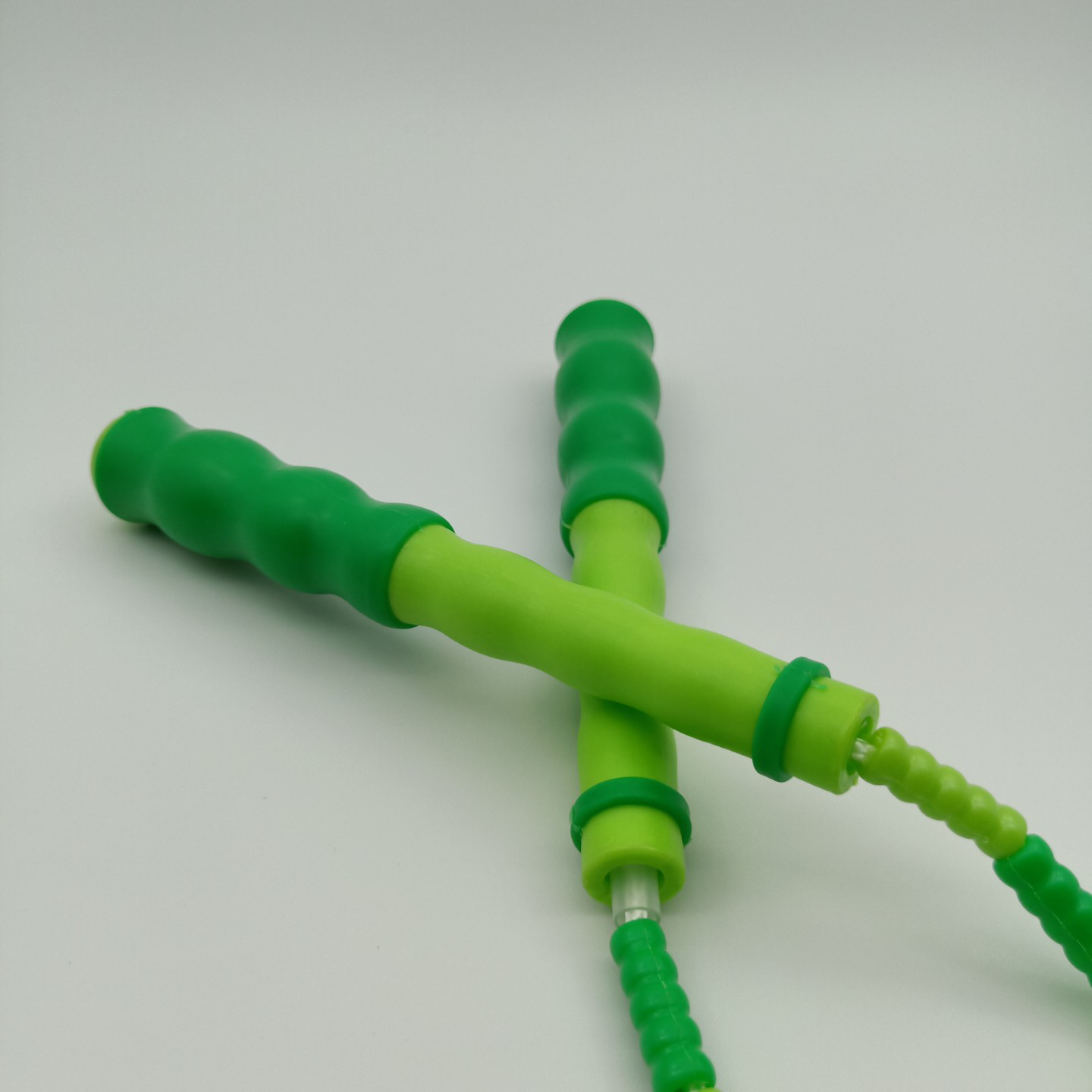 Liangjian Factory Direct Sports Activities Skip Rope Fitness Bag Plastic Two-Color Bearing Plastic Handle Fitness Box Sports Rope Specification drawing