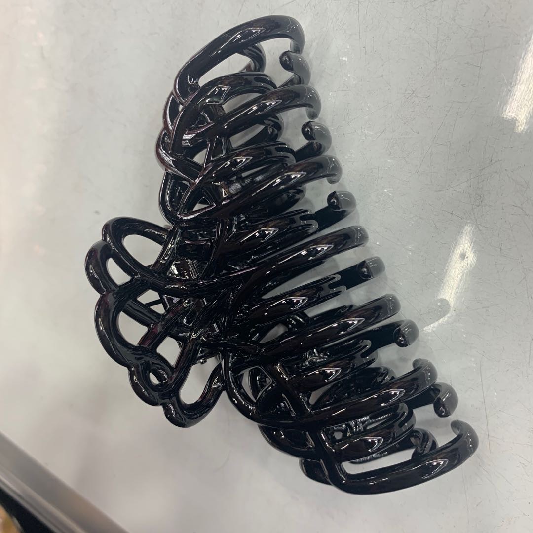 New Japanese style simple solid color large scratch-clip hair clip, bath clip headwear details Picture