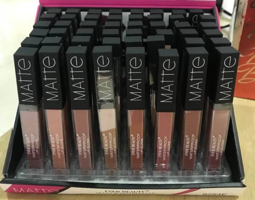 Matte velvet matte lip gloss lipstick set, long-lasting moisturizing and waterproof, the same style as the Internet celebrity details Picture