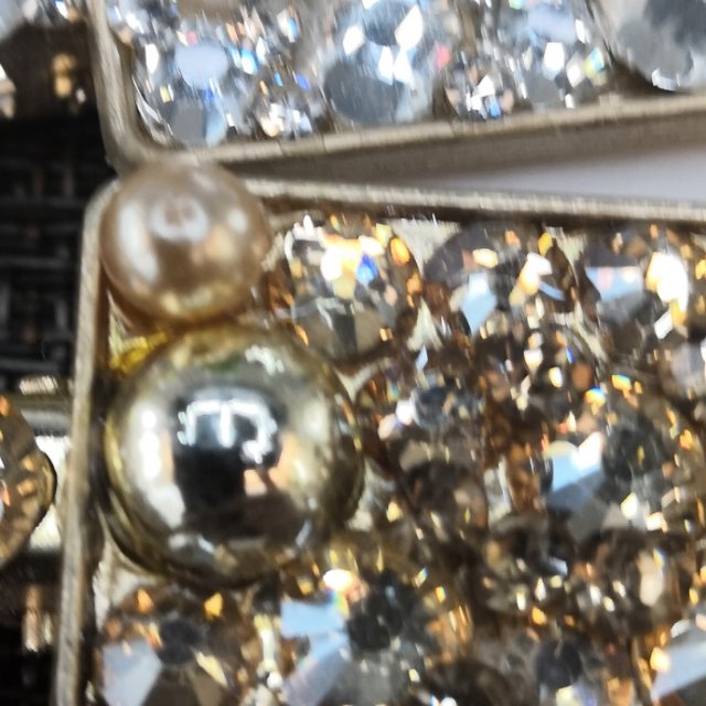 Korean minimalist style hair clip headwear, ins diamond girl bow hair clip, side clip, side clip Specification image