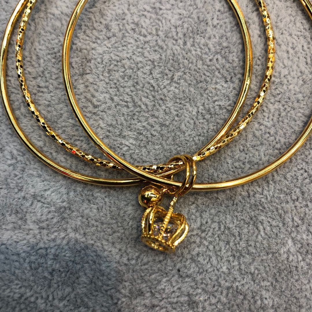 Close-up of the crown and bell details