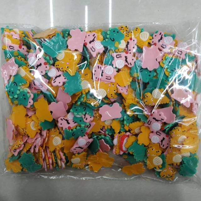 PVC soft rubber small dinosaur hairpin headwear accessory