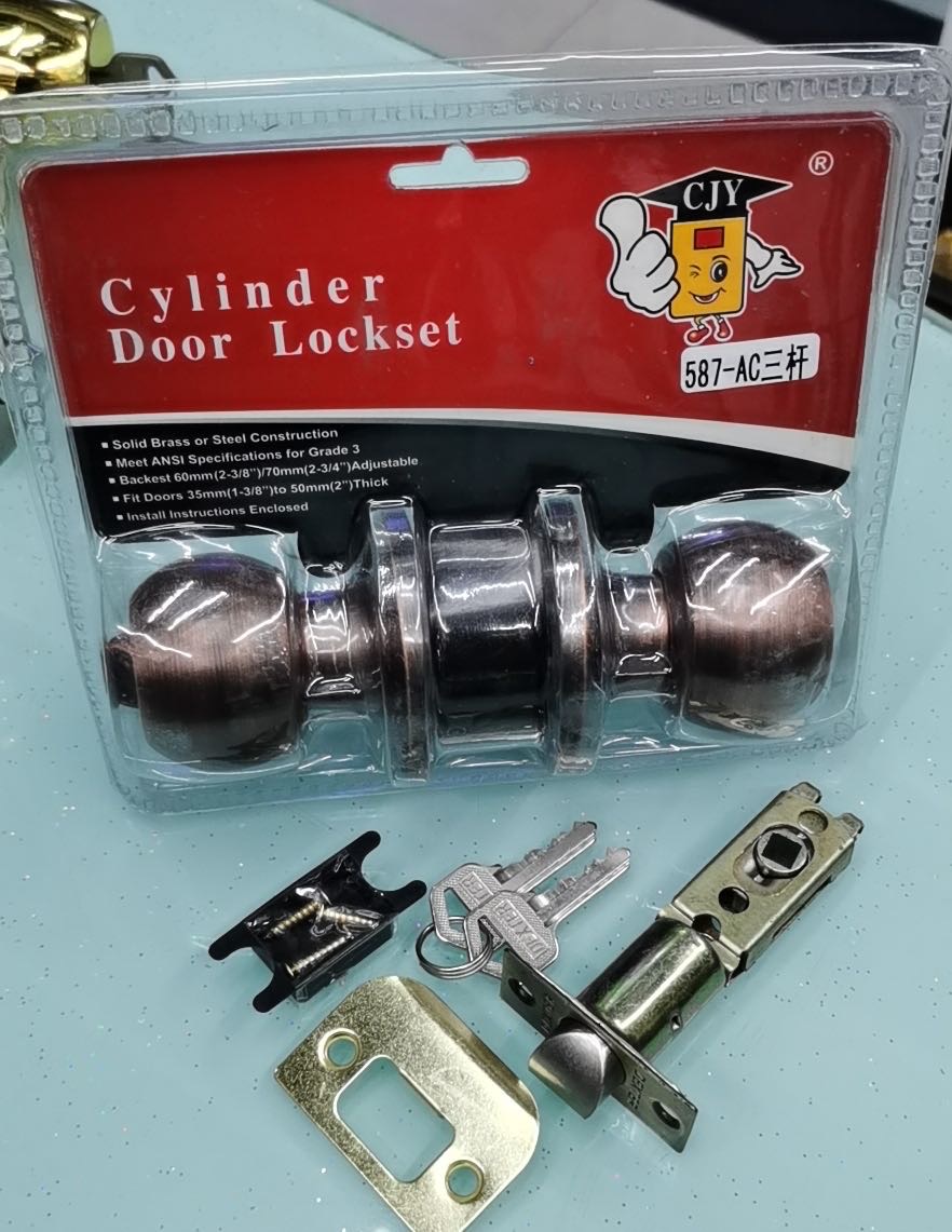 Iron plated three bar lock series 607 model door lock lock accessories export thumbnail