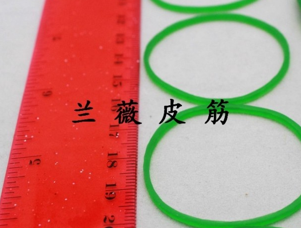 越南进口38*1.5mm绿色橡皮筋牛皮筋橡胶圈皮筋详情图3