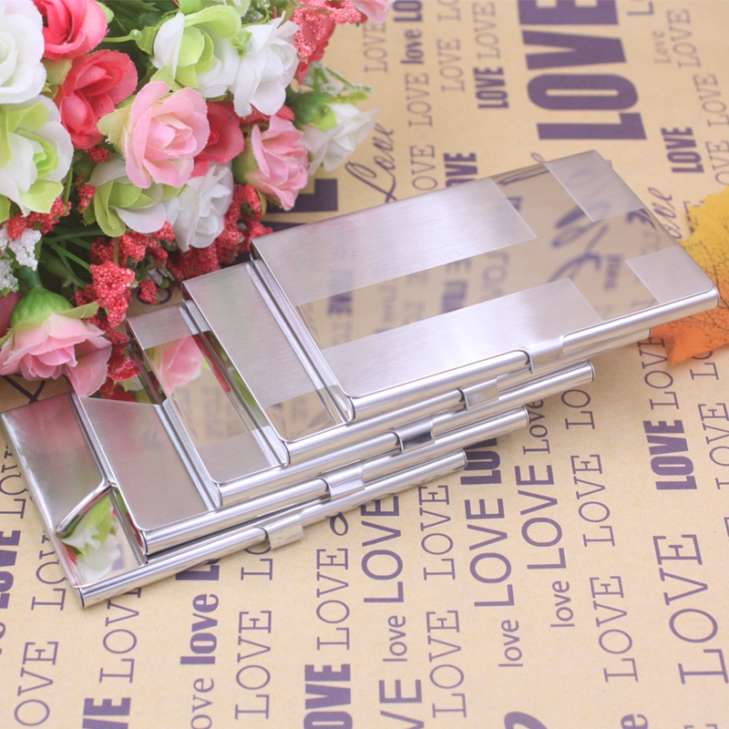 Stainless Steel Business Card Case Metal Business Card Case Electroplated Business Card Case Thickened Metal Business Card Case Manufacturer Oushang 01