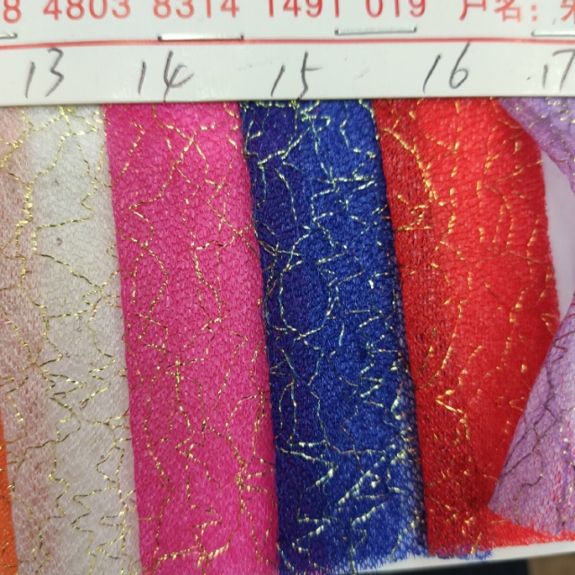 Korean silk screen fabric for clothing decoration is available in multiple colors and the price is negotiable Specification image