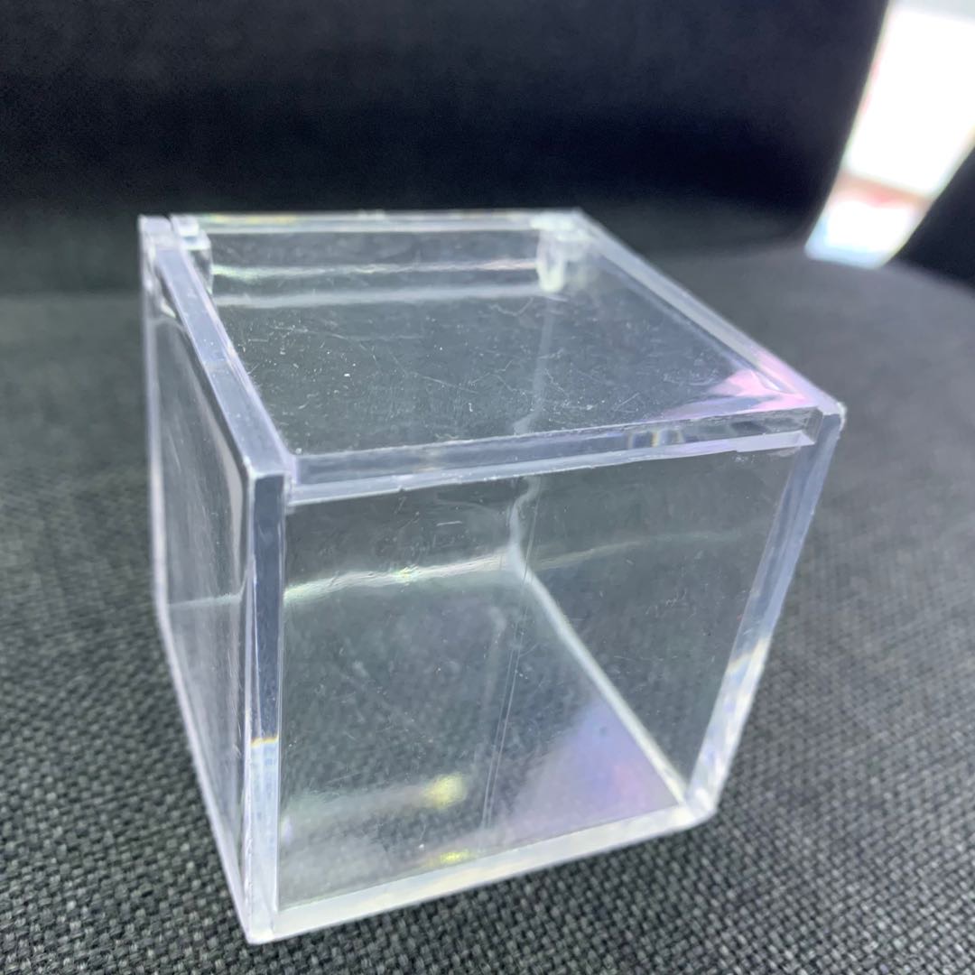 迷你正方形透明塑料包装盒礼物盒喜糖盒细节图