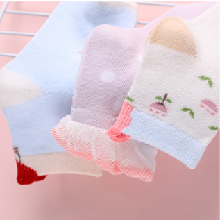 儿童袜子纯棉春秋女童中筒袜春夏薄款婴儿宝宝男童中大童公主棉产品图