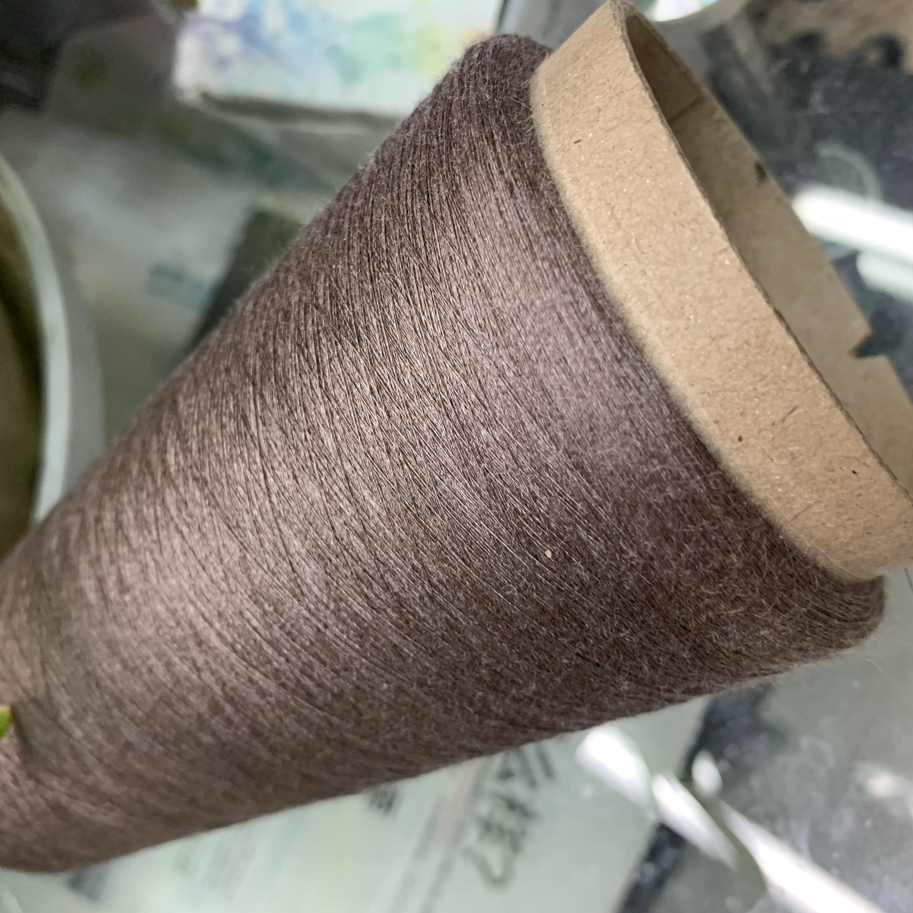 Cotton Yarn Baby Cotton Yarn Pure Cotton Wool Hand Woven Cotton Dark Brown Specification drawing