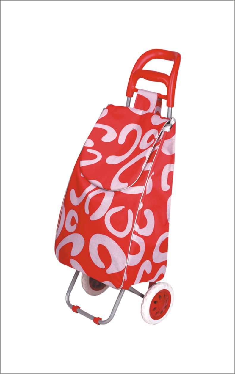 Two-wheeled shopping cart, grocery cart, small trolley, folding trolley, luggage hand-pulled cart, market portable and household