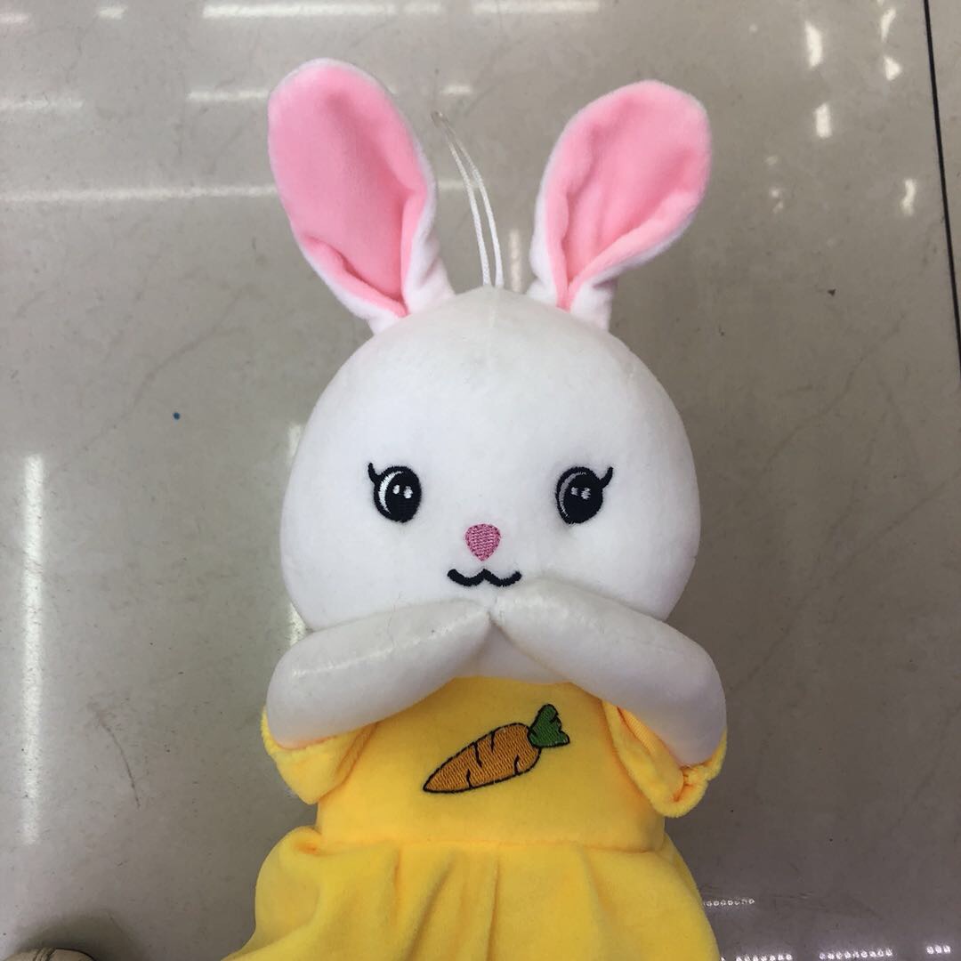 粉红耳朵兔兔公仔可爱毛绒玩具小兔子玩偶娃娃结婚礼物产品图