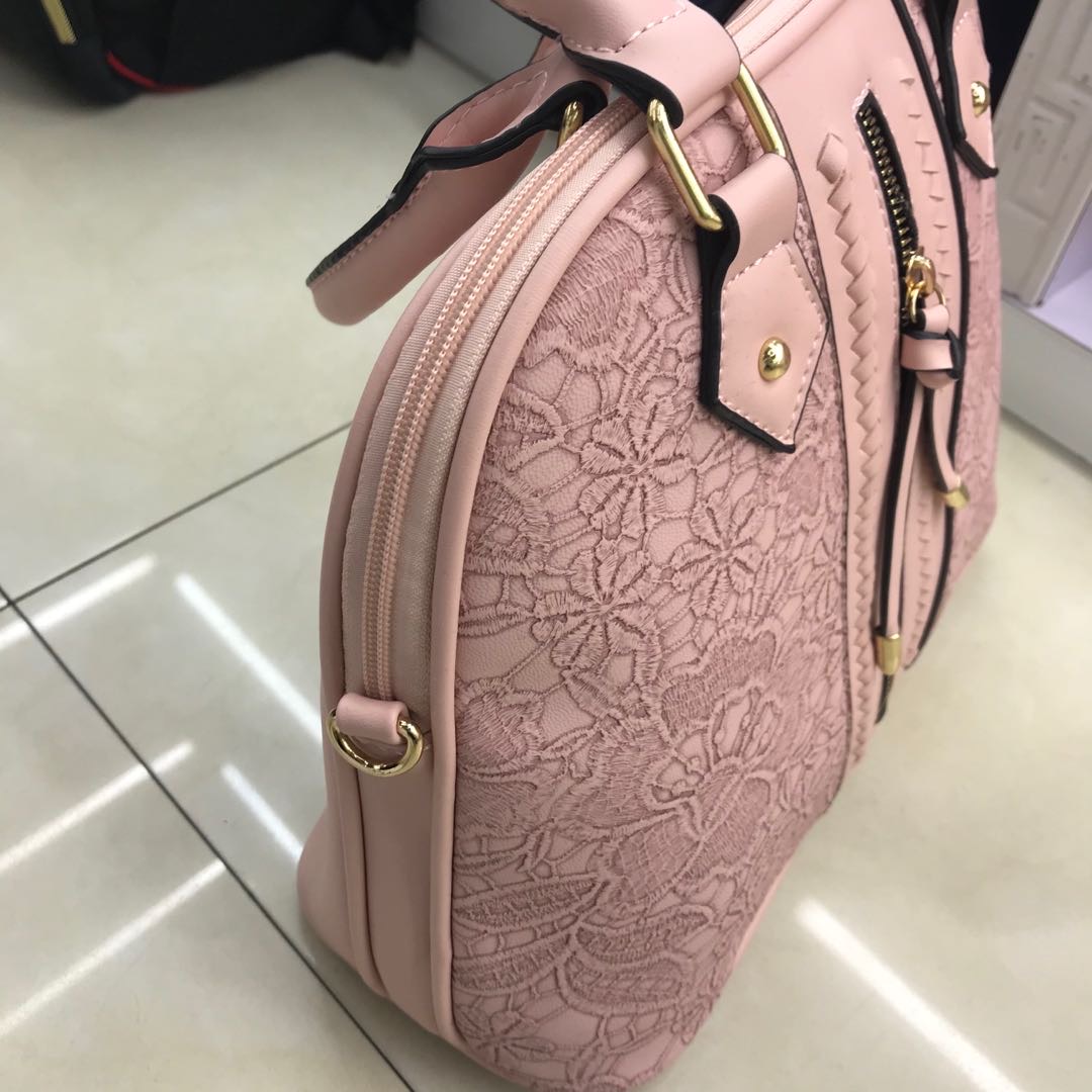 时尚女包粉色手提包时尚女包皮包斜挎单肩包产品图