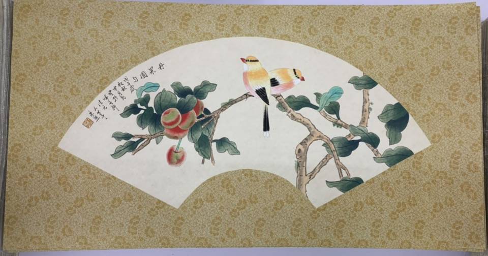 Handcrafted traditional Chinese paintings of flowers, birds and figures