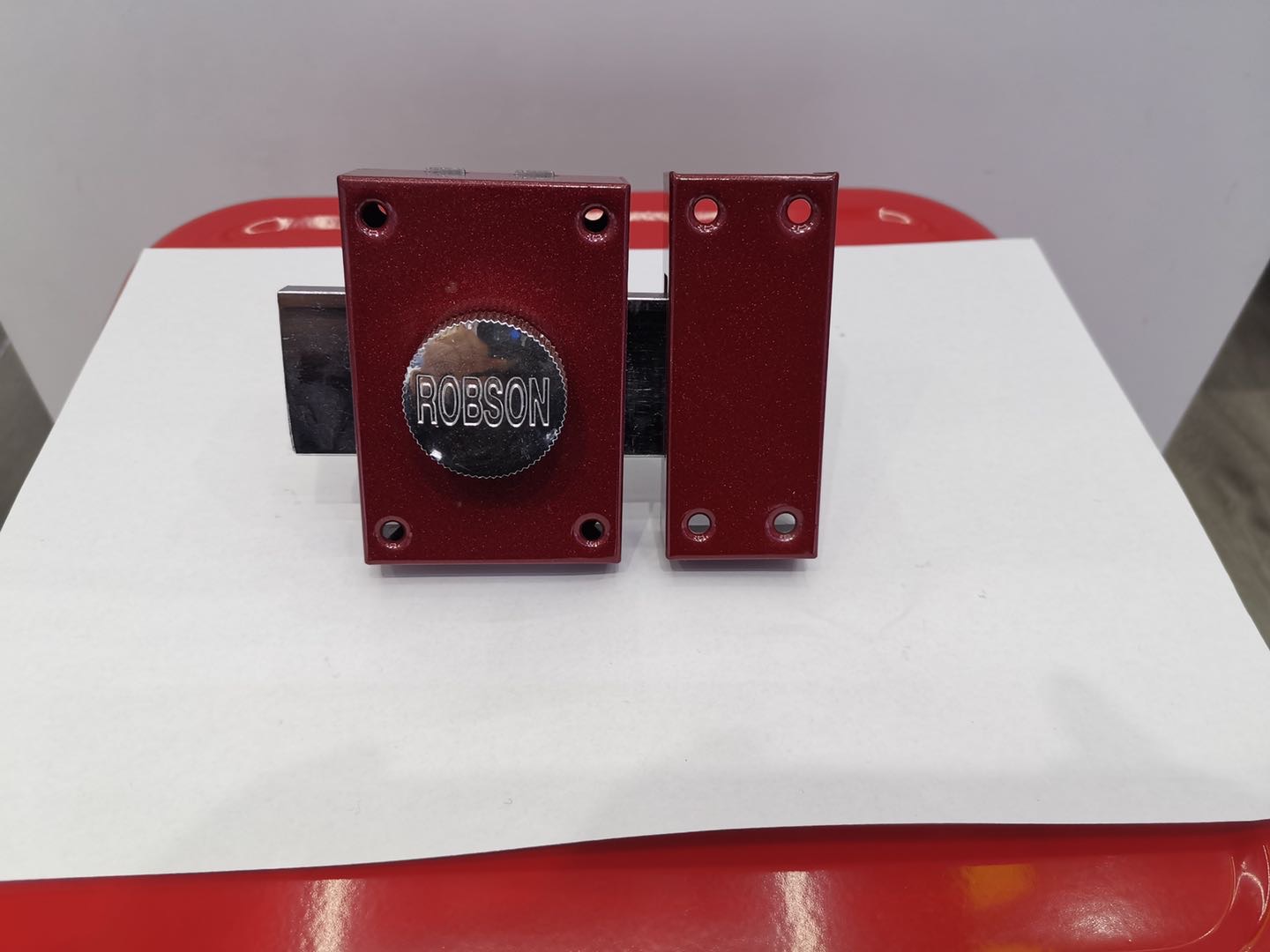 202 Door lock, red lock body, self-use door lock, lock accessories Specification image