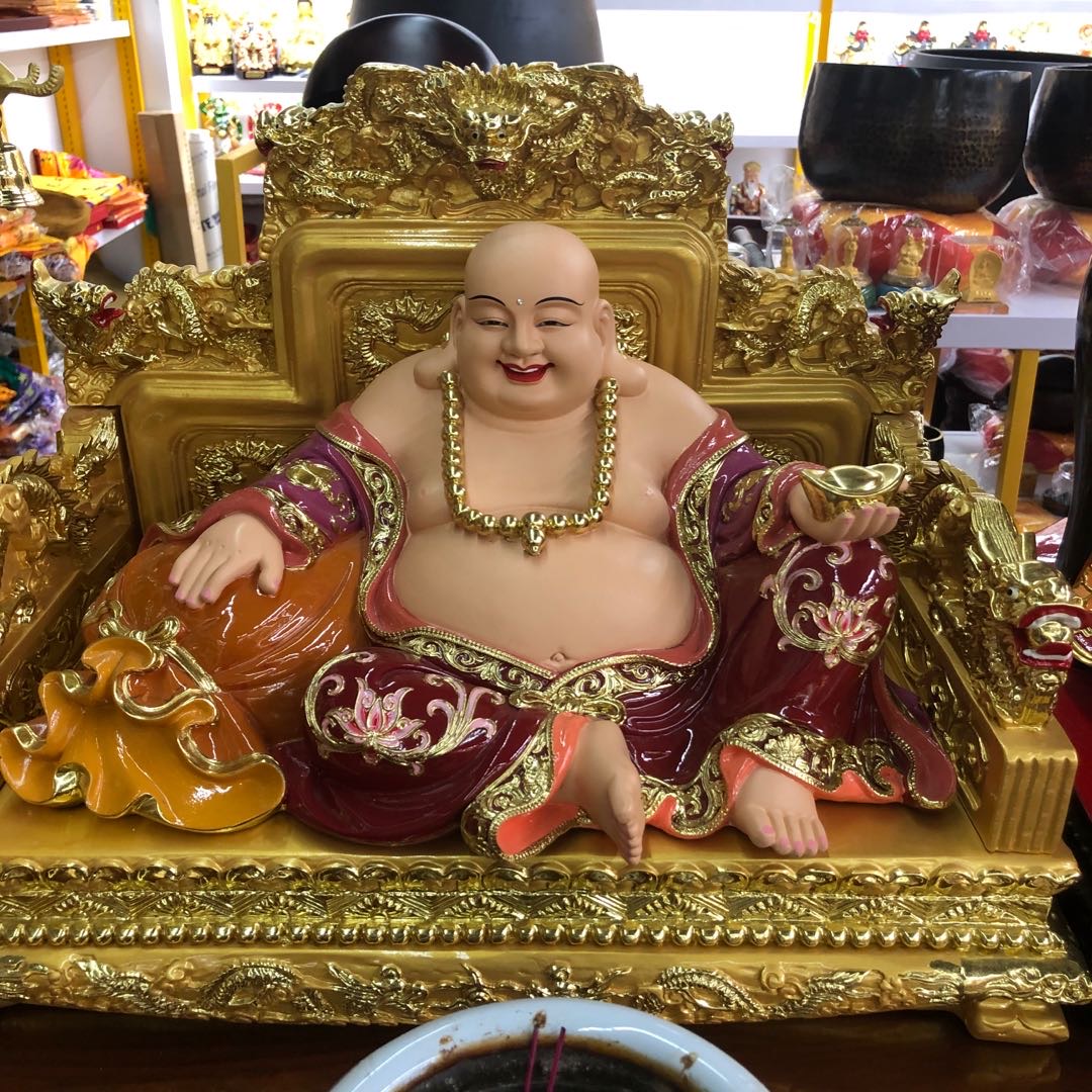 弥勒佛摆件高档装饰用品天妮佛艺