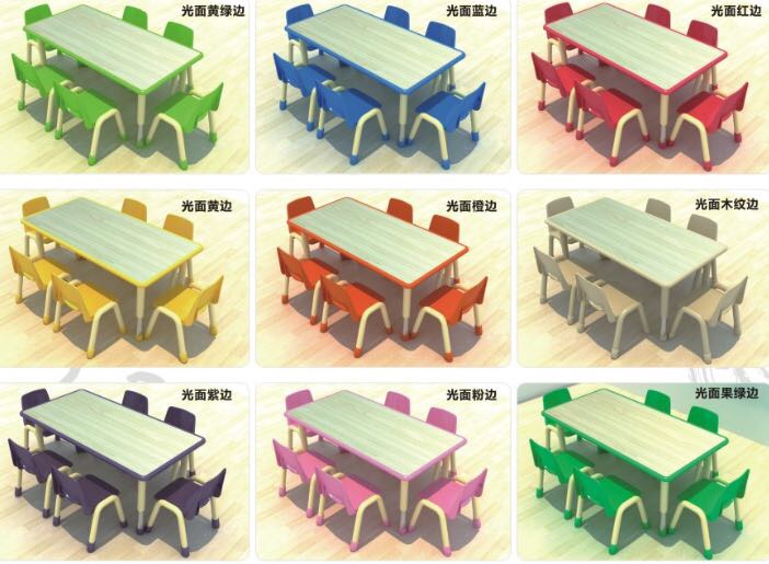 Kindergarten desk Wooden desk homework desk thumbnail