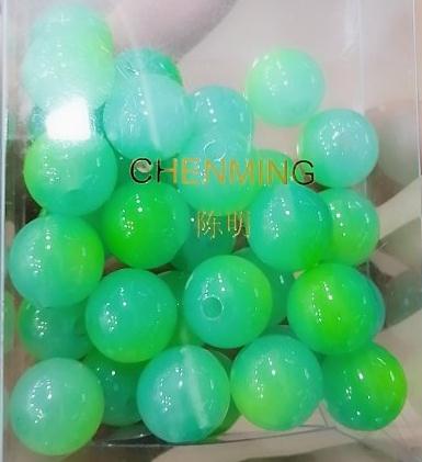 果冻亮彩12mm穿珠散珠半成品DIY饰品配饰